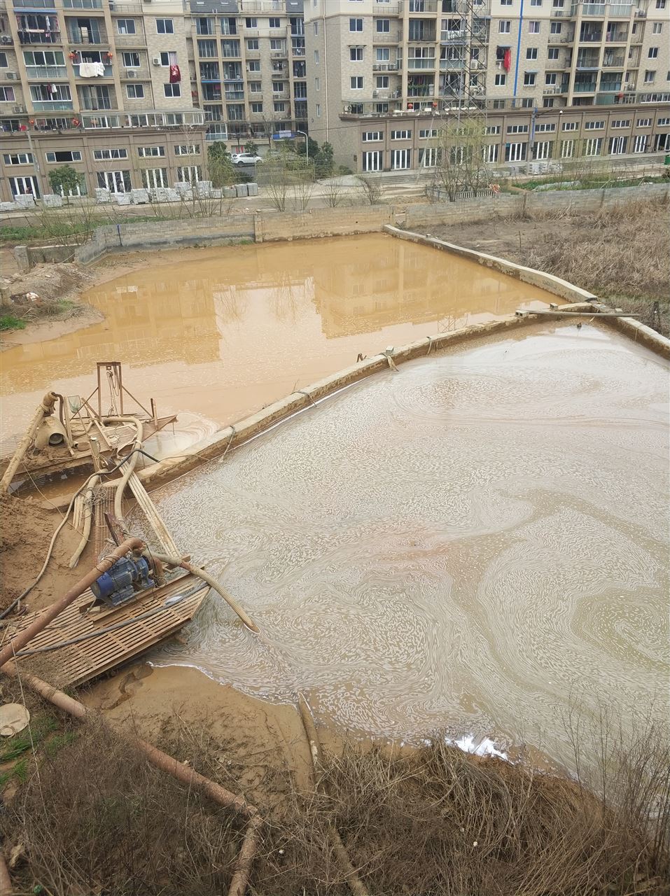 加查沉淀池淤泥清理-厂区废水池淤泥清淤