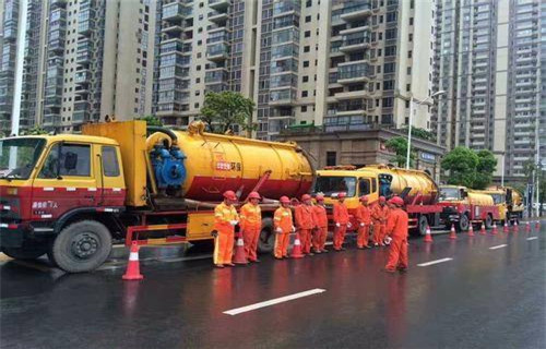 加查市政管道清淤